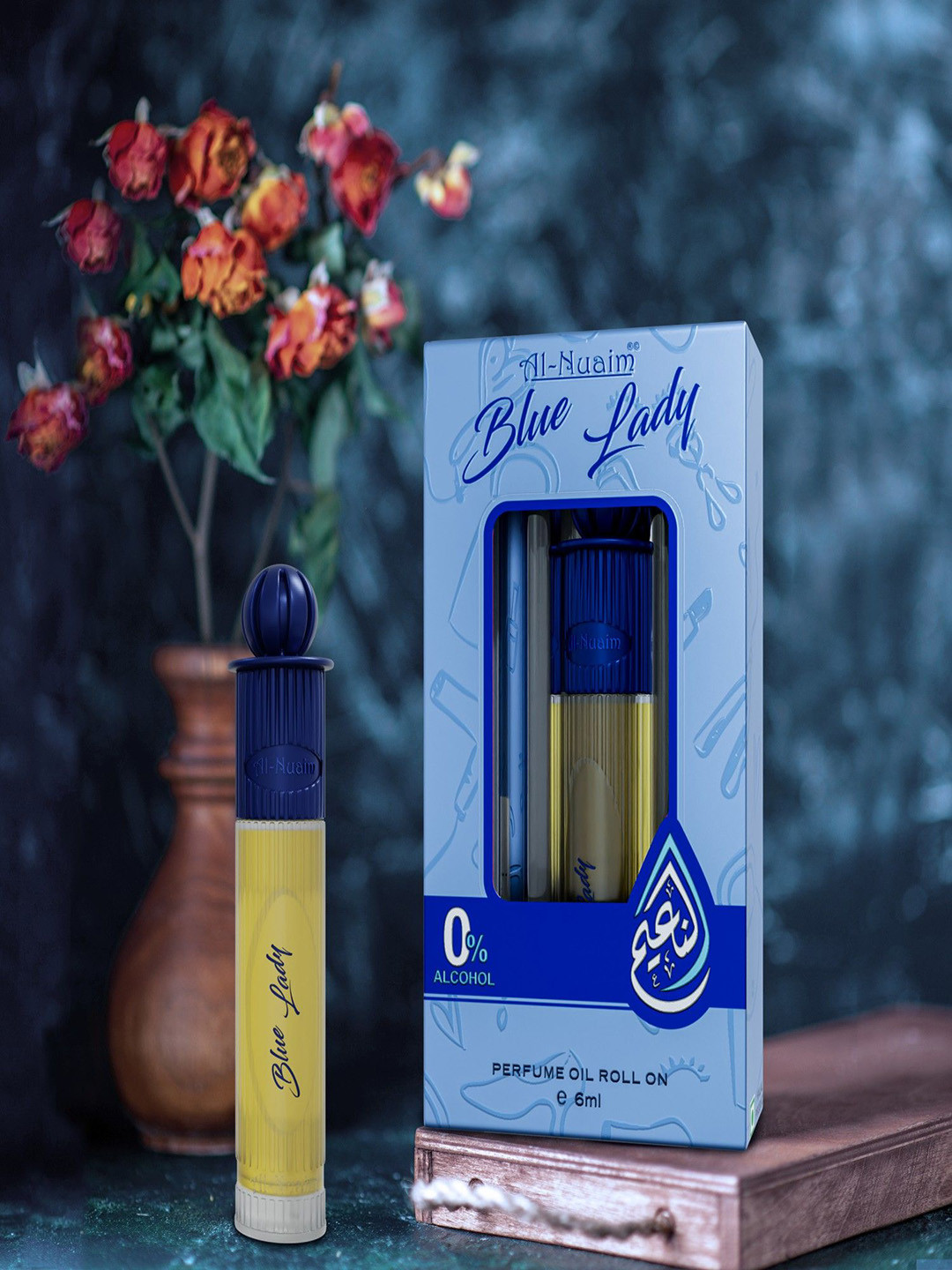 Al-Nuaim Set Of 4 Blue Lady Alcohol Free Attar - 6ml Each