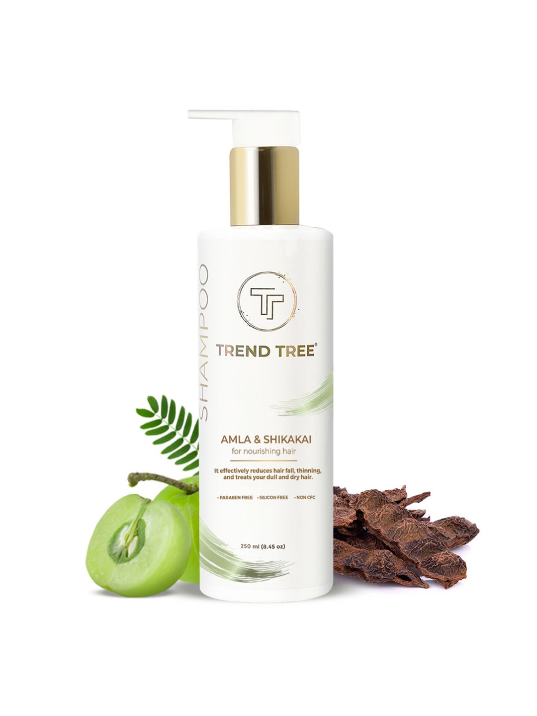 TRENDTREE Amla & Shikakai Shampoo For Nourishing Hair - 250 ml