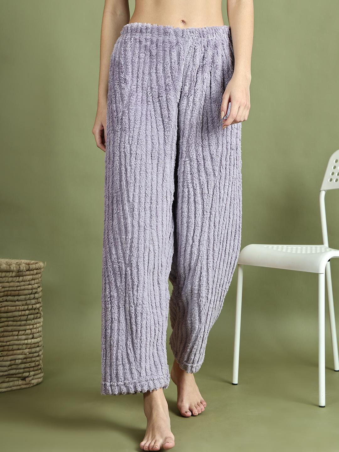 GRAGE Women Woolen Fur & Winter Lounge Pant