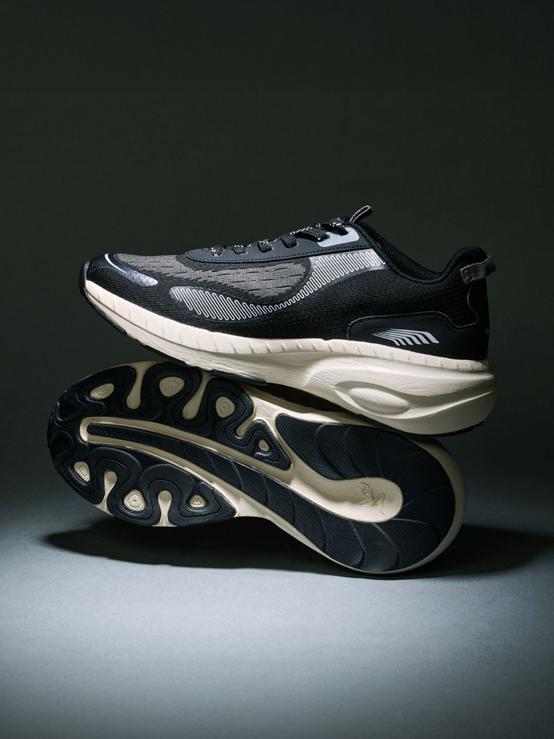 NEEMANS Begin Walk Prime Men Lace-Up Mesh Sneakers