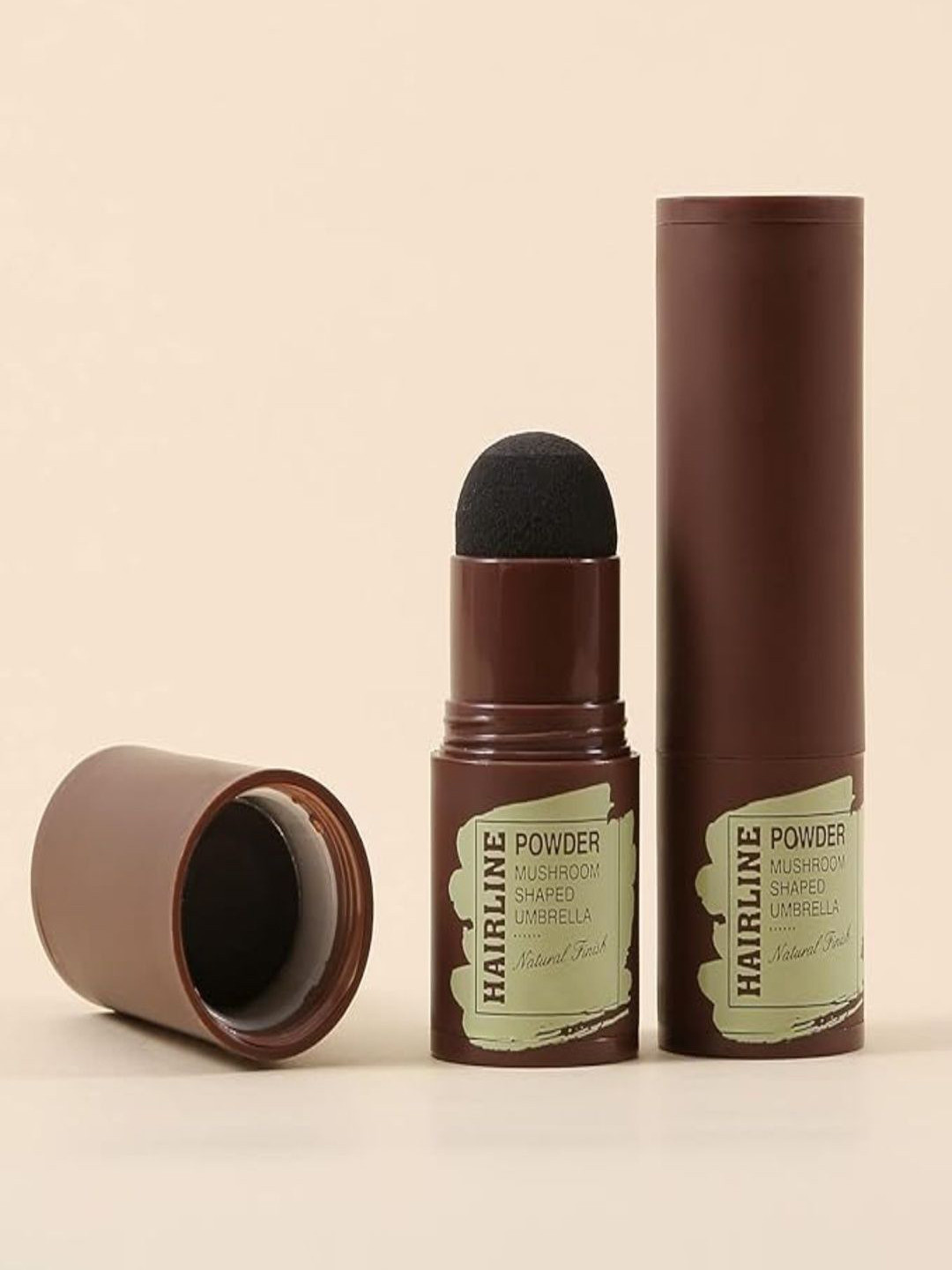 Dudley Set Of 3 Hairline & Eyebrow Powder Stick With Stamp & Brush - 1.2 g Each - Black