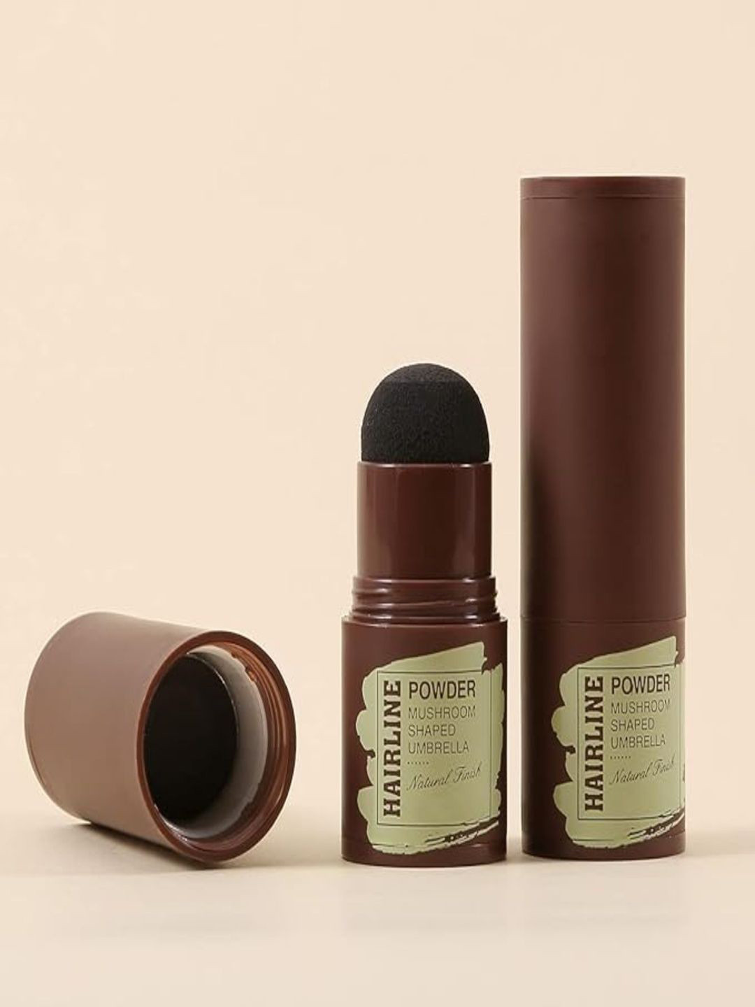 Dudley Waterproof Hairline & Eyebrow Powder Stick With Eyebrow Stamps - 1.2 g - Black