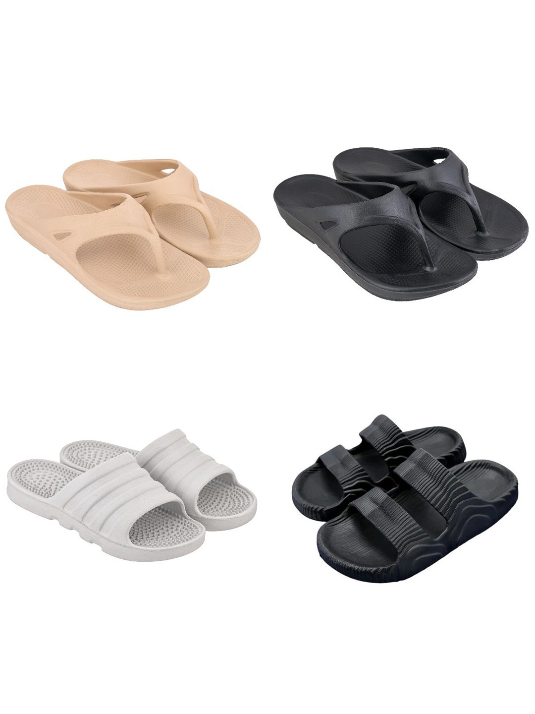 Feel alive Set Of 4 Ultra-Comfortable Lightweight Sliders