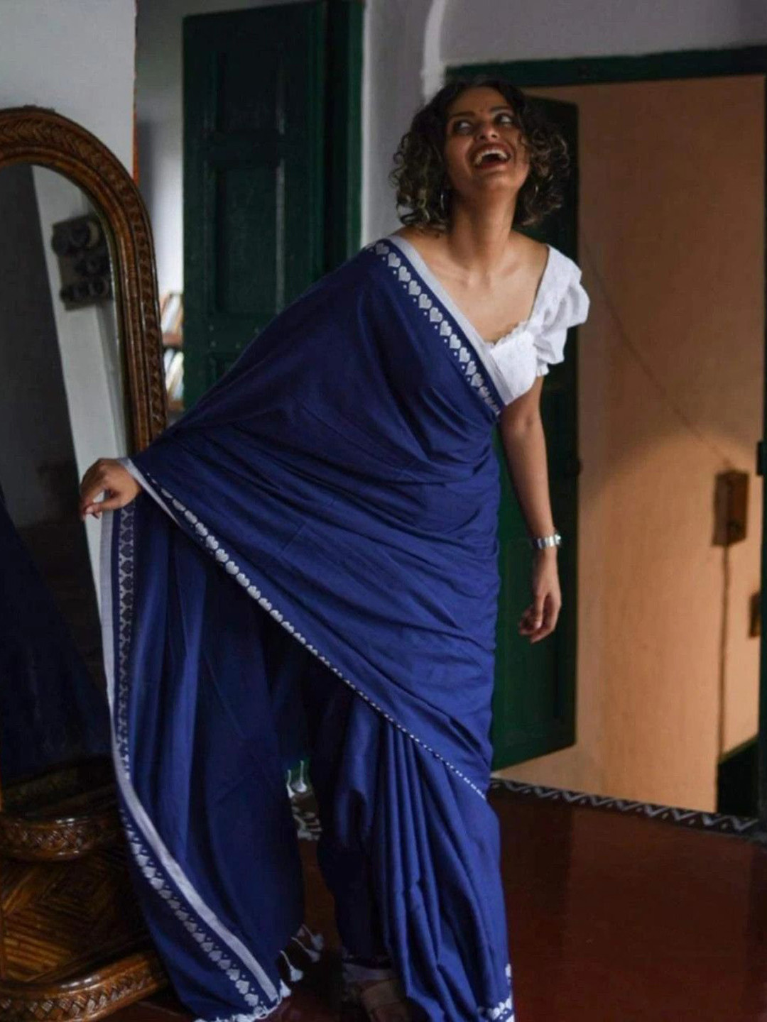 Saree star Taant Sarees With Blouse