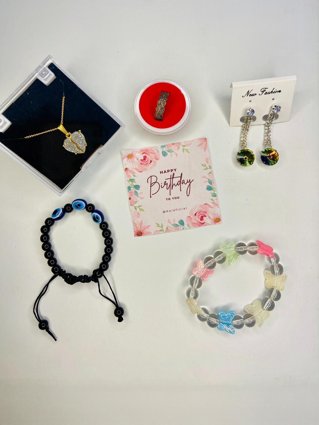 Psight Silver Heart Pendant Jewelry Set