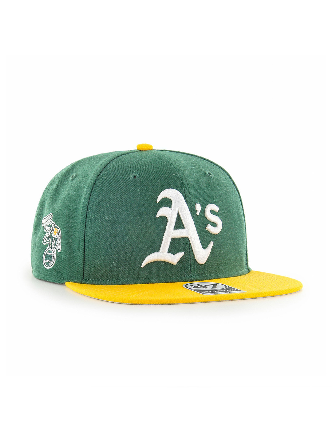 '47 Oakland Athletics Sure Shot Two Tone 47 CAPTAIN Dark Green Cap