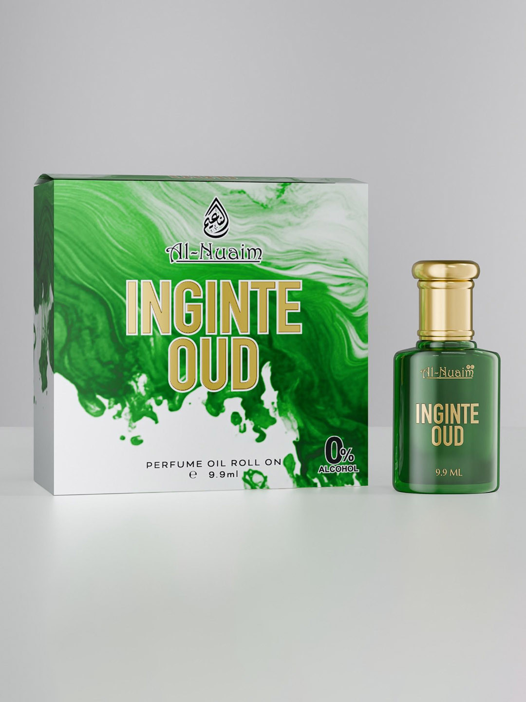 Al-Nuaim Set Of 3 Inginte Oud Alcohol Free Attar - 9.9 ml Each