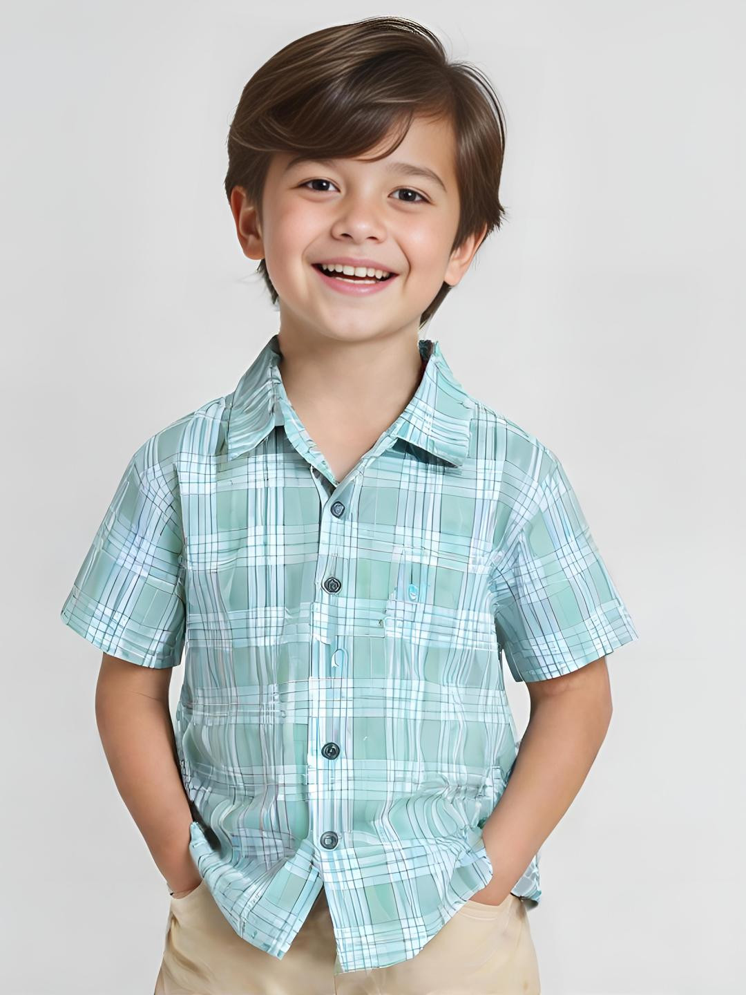 KIDGARB Boys Printed Casual Shirt
