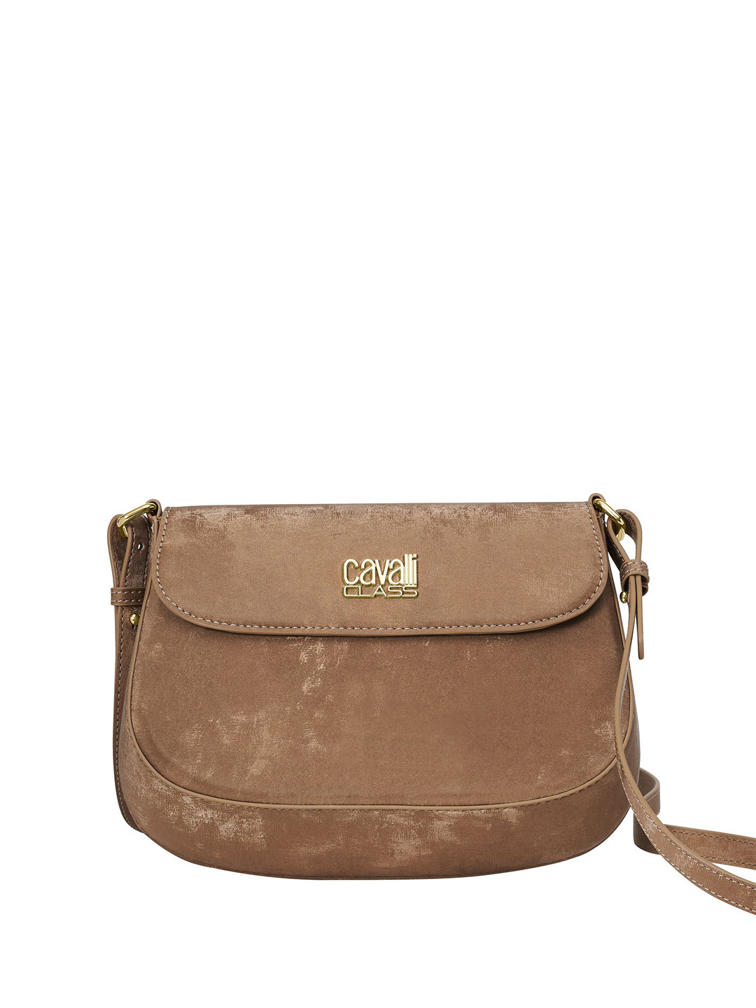 Cavalli Class Women Abstract Printed Crossbody Sling Bag