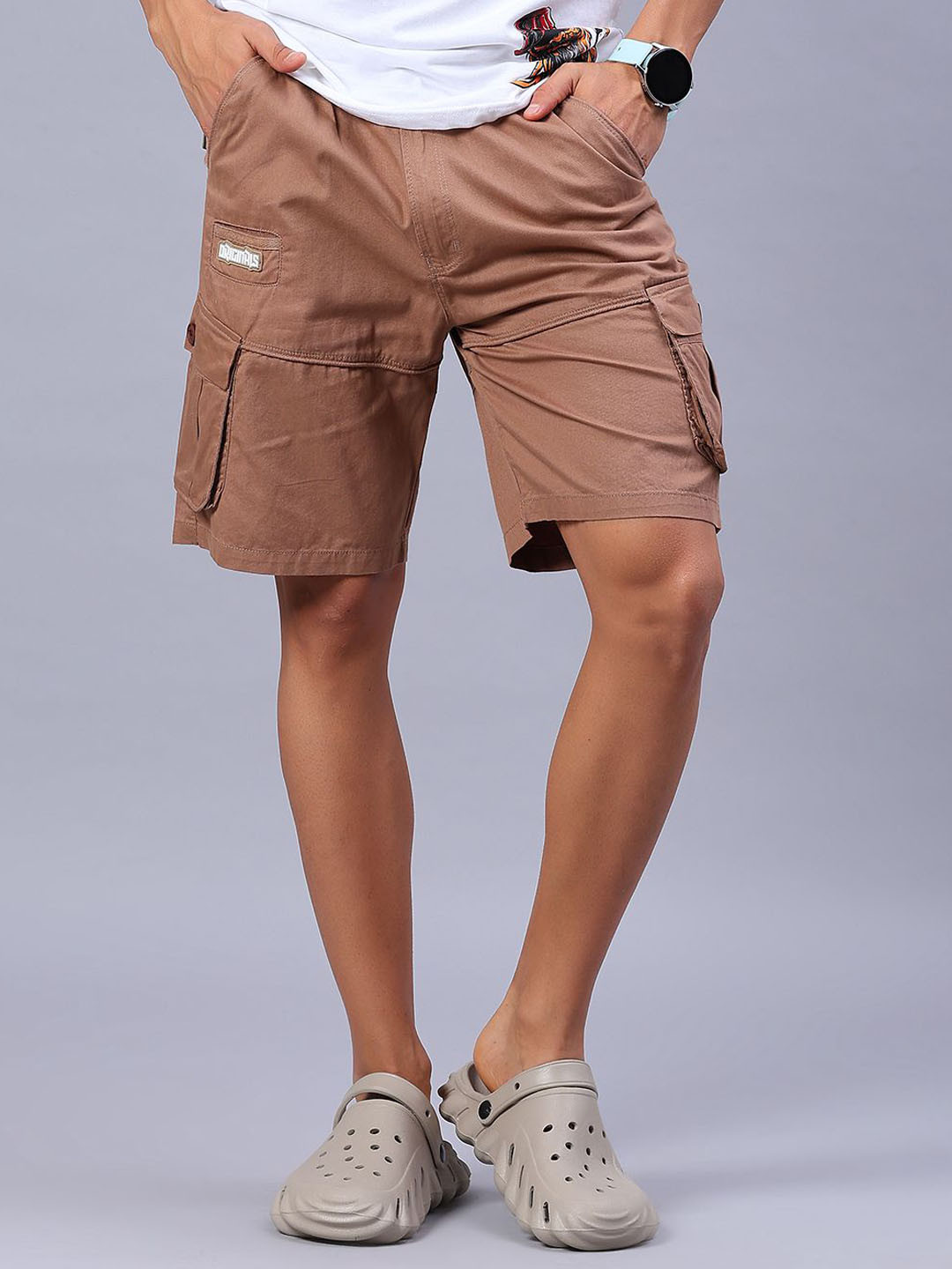 V-Mart Men Twill  Cargo Shorts