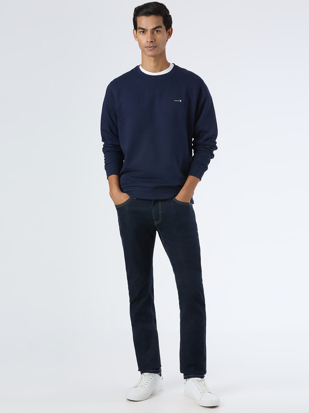Pepe Jeans Men Embroidery Logo Sweatshirt