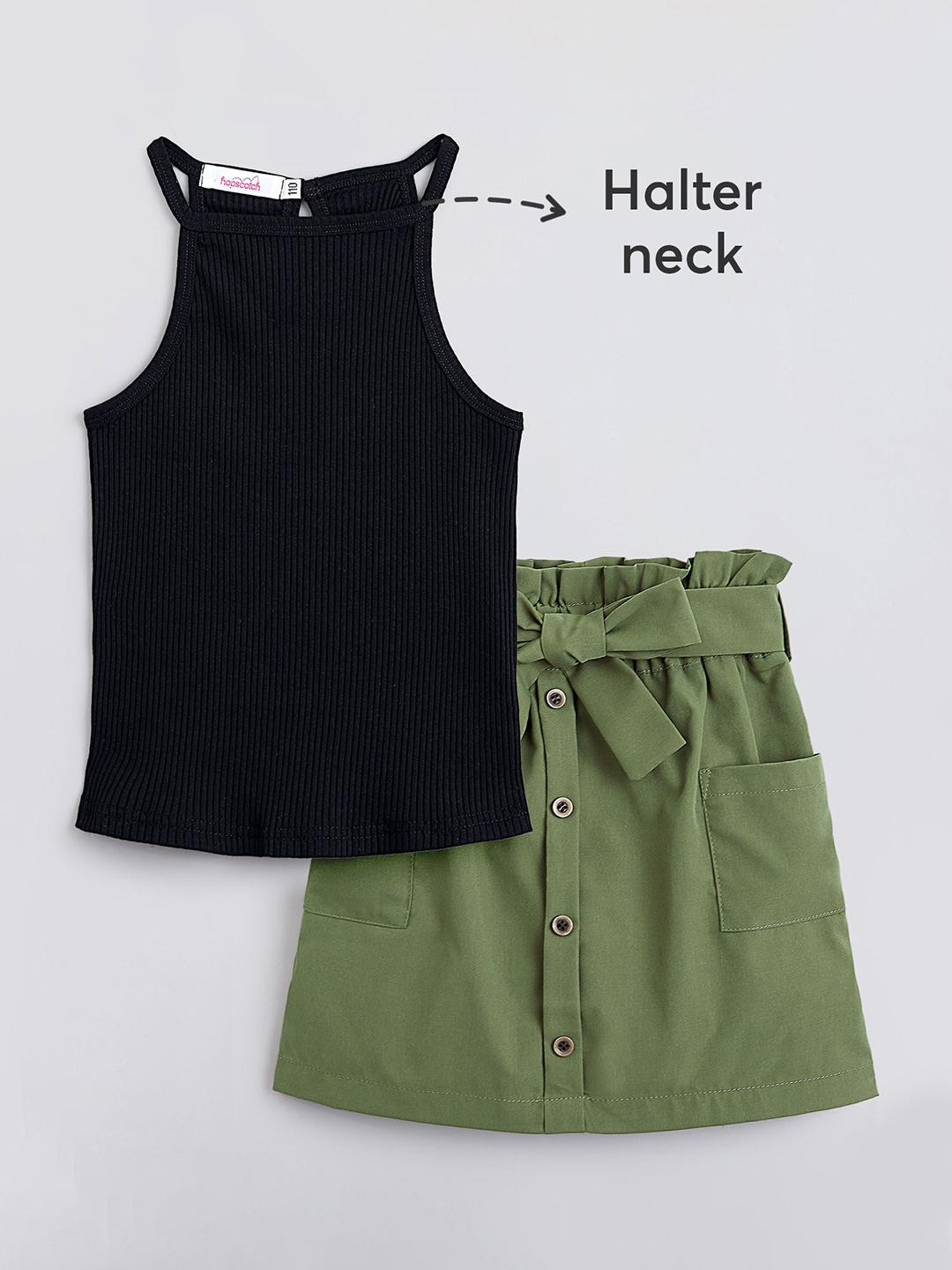 2-Pc City Stroll Blouse & Skirt