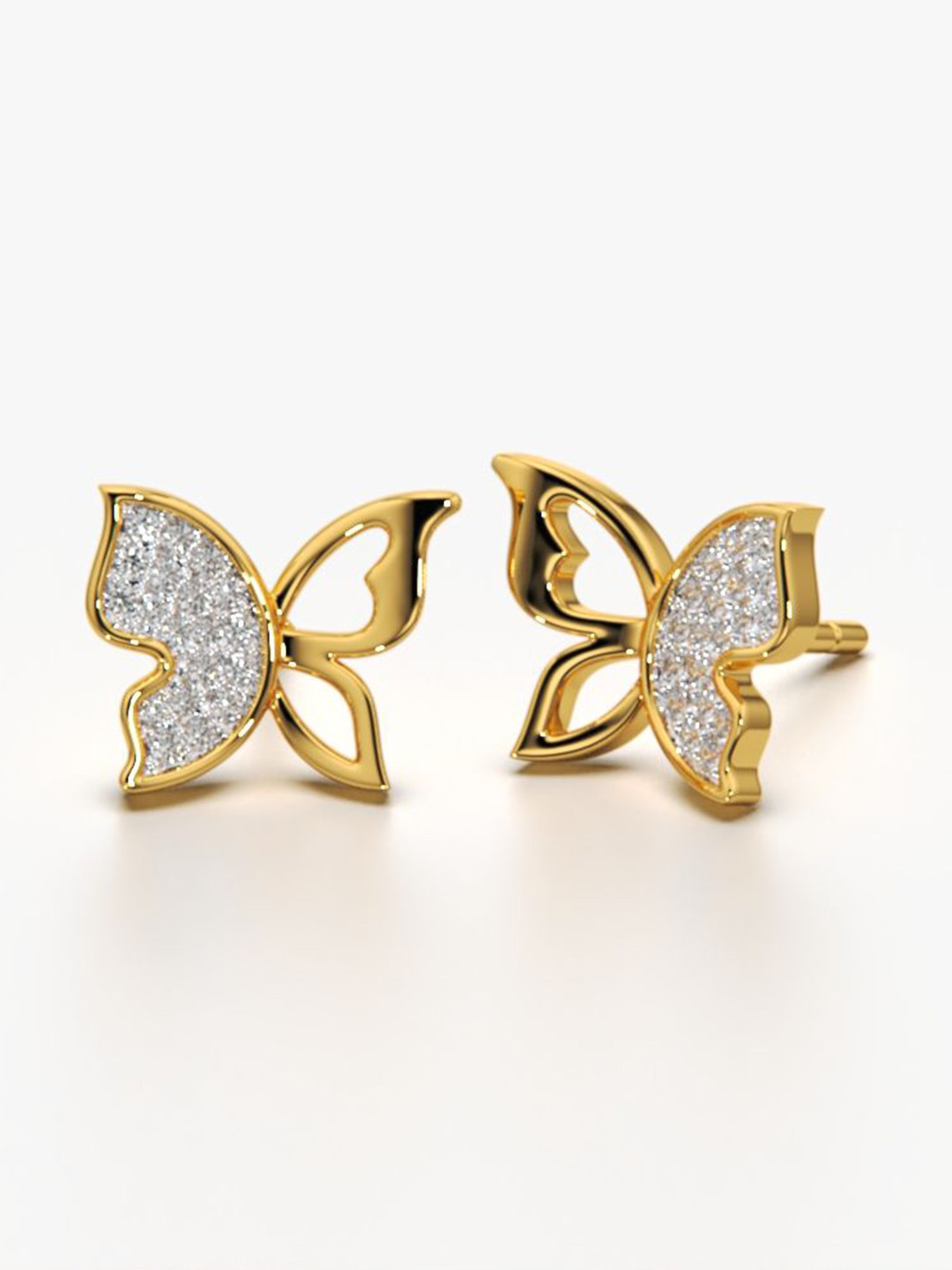 KYMEE 18K Gold Vermeil Studs Earrings