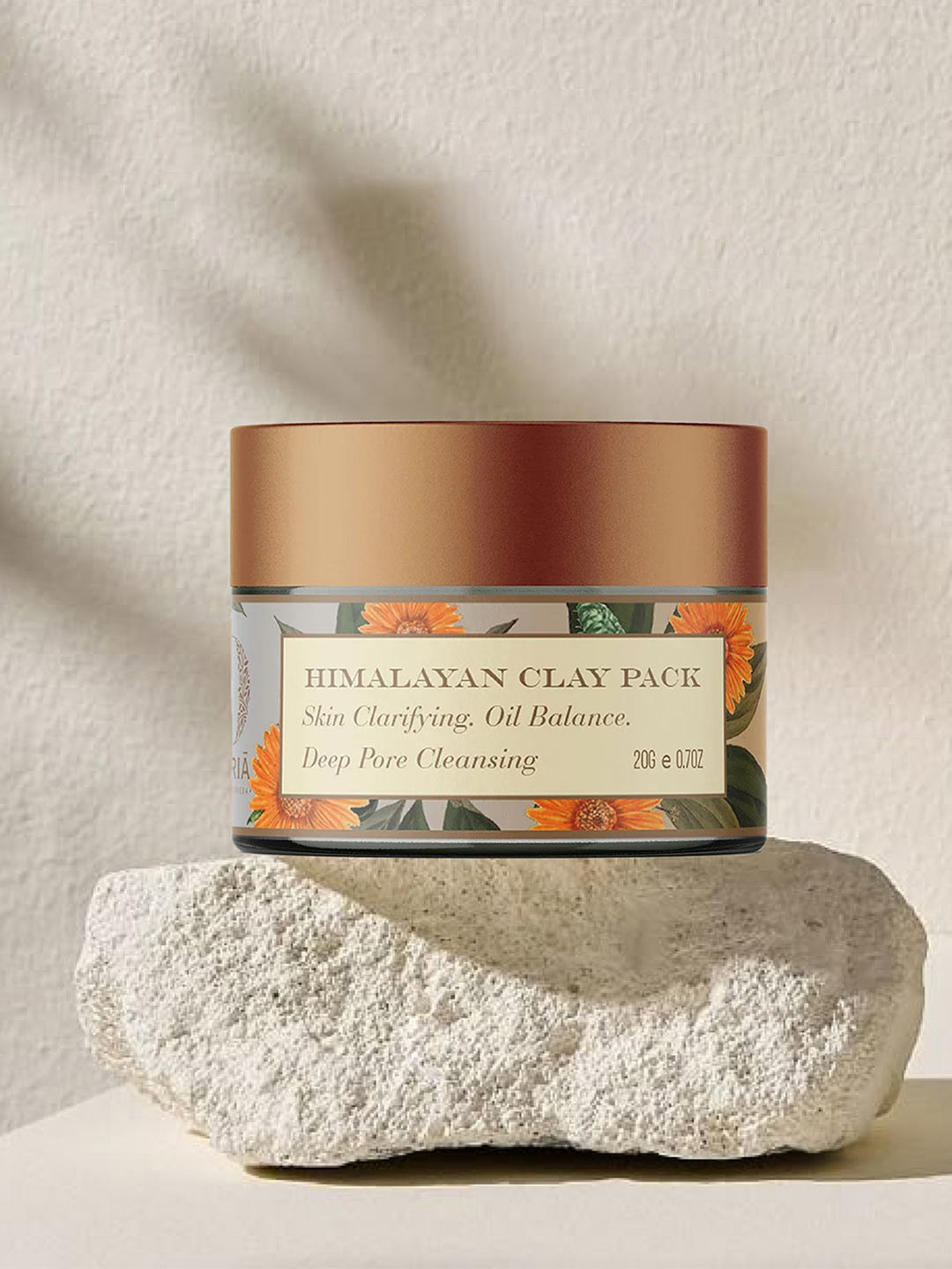 OHRIA AYURVEDA Himalayan Clay Masque For Skin Clarifying & Oil Balance - 20g