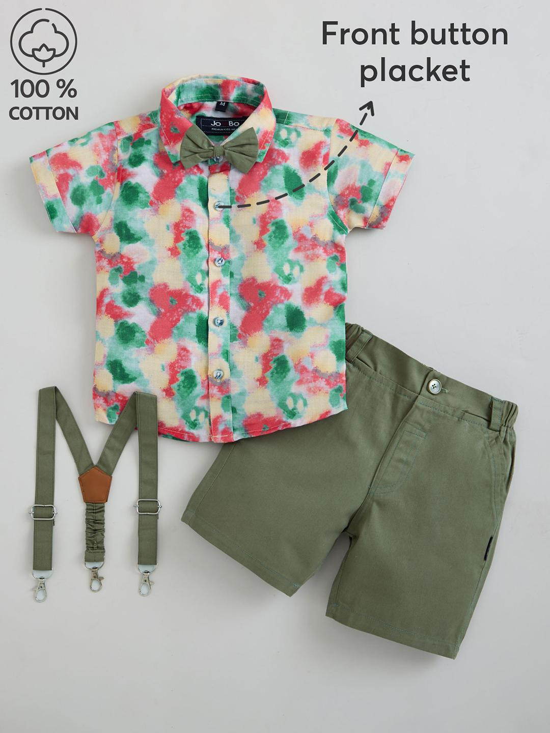 2-Pc Marble Effect Cotton Formal Set