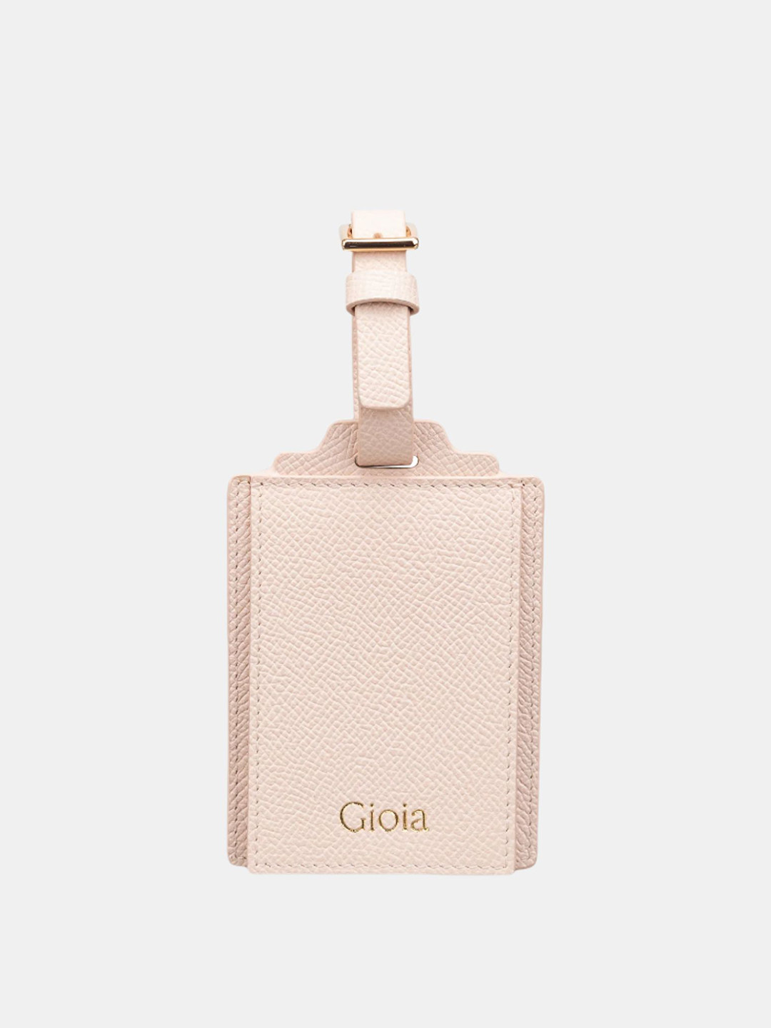 GIOIA Pink Rober Textured Luggage Tag