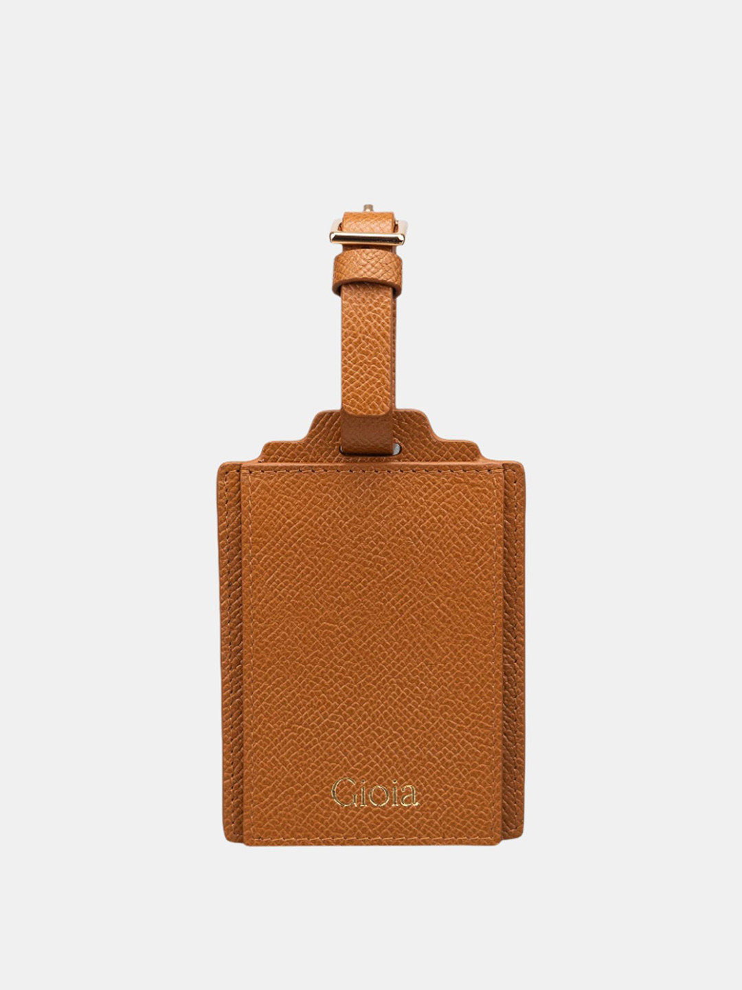 Gioia Tan Rober Textured Luggage Tag
