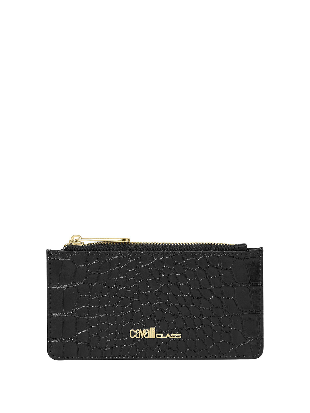 Cavalli Class Women Textured Zip Around Wallet