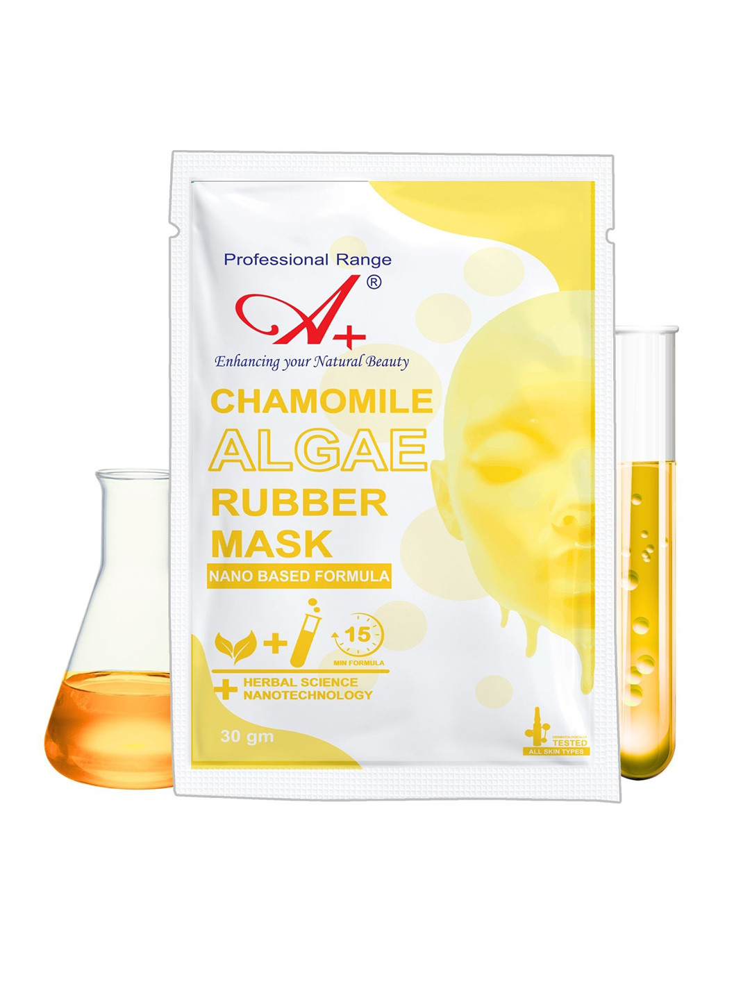 A+ Professional Range Chamomile Algae Rubber Mask- 30 g