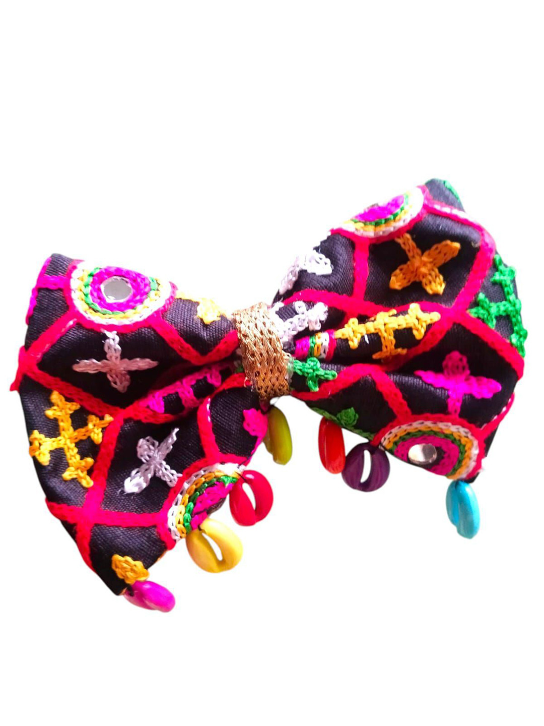 RAINMEBOWS Girls Navratri Hairbows Alligator Hair Clip
