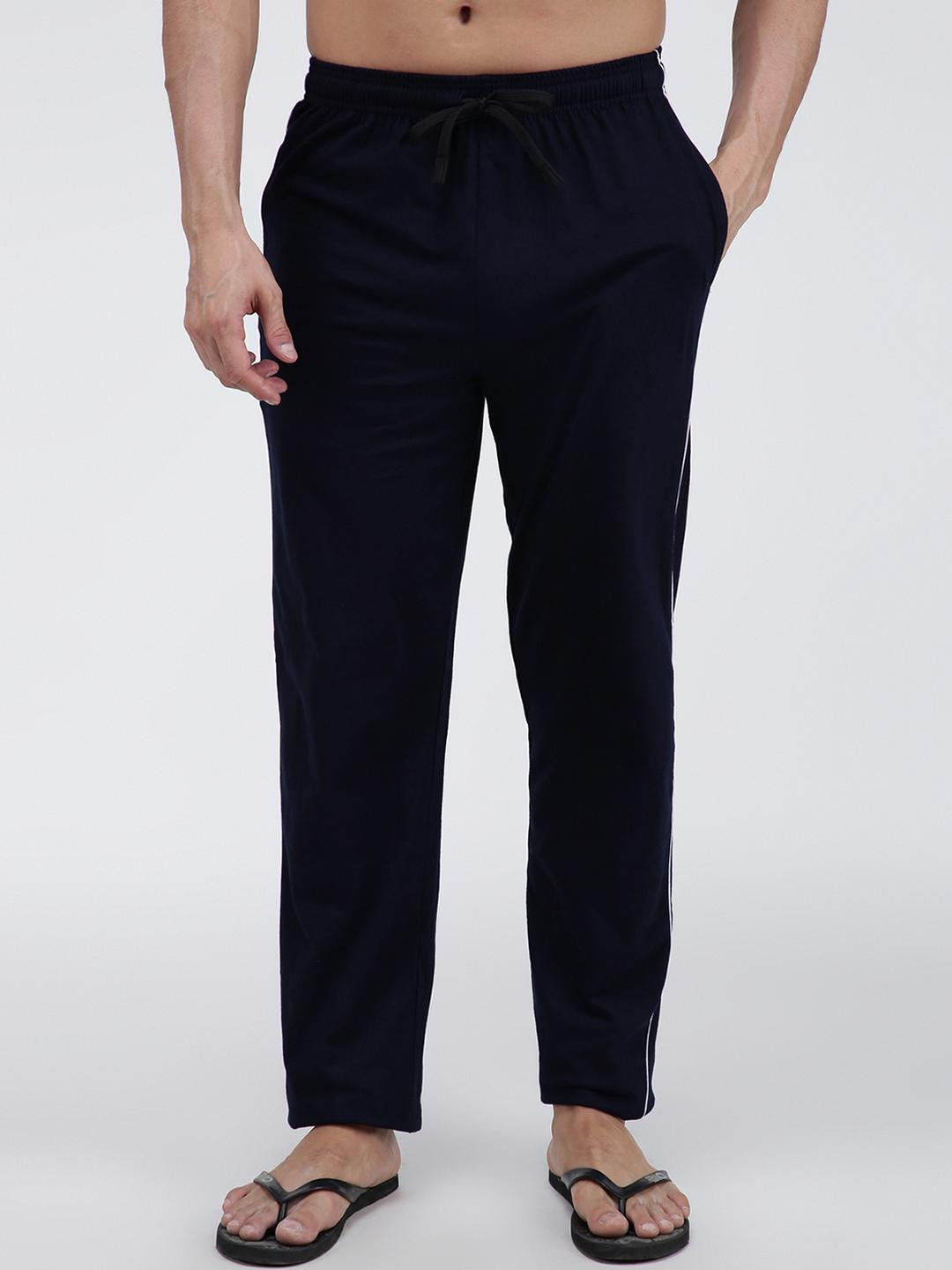 Amul Comfy Men's Solid Blue Track Pant