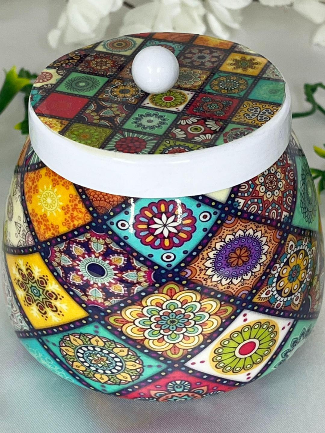 DIWAM HANDICRAFTS Decorative Art Design Return Gift Storage Jar