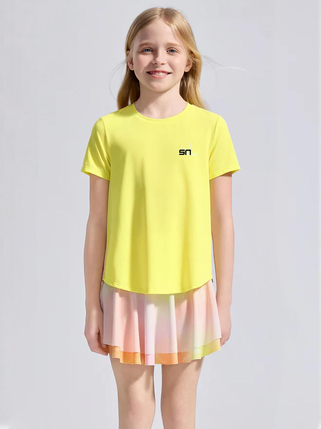 SPORTING NATION Girls Graphic Back Performace t-shirt