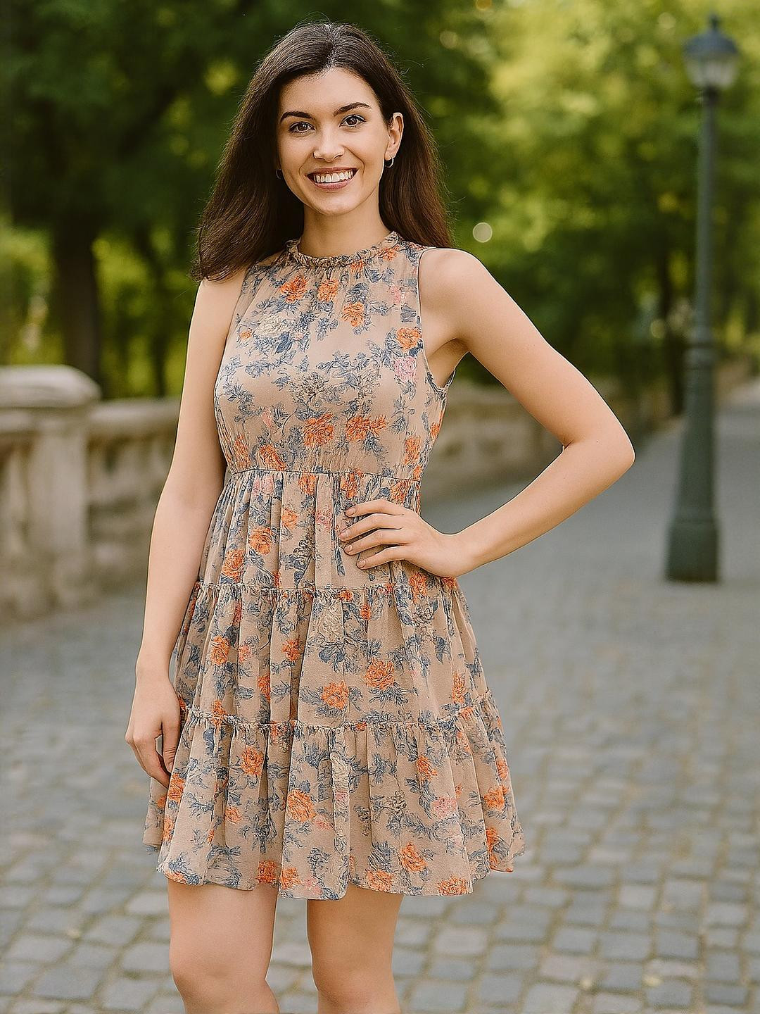 DressBerry Women Peach Dresses