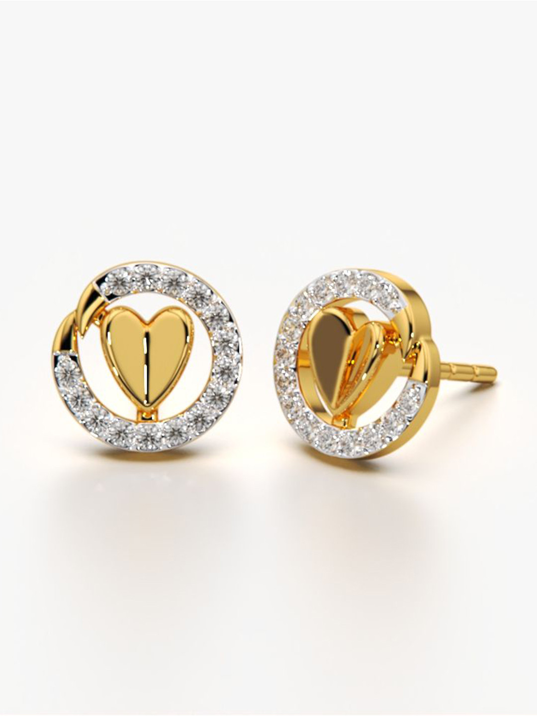 KYMEE 18K Gold Vermeil Studs Earrings