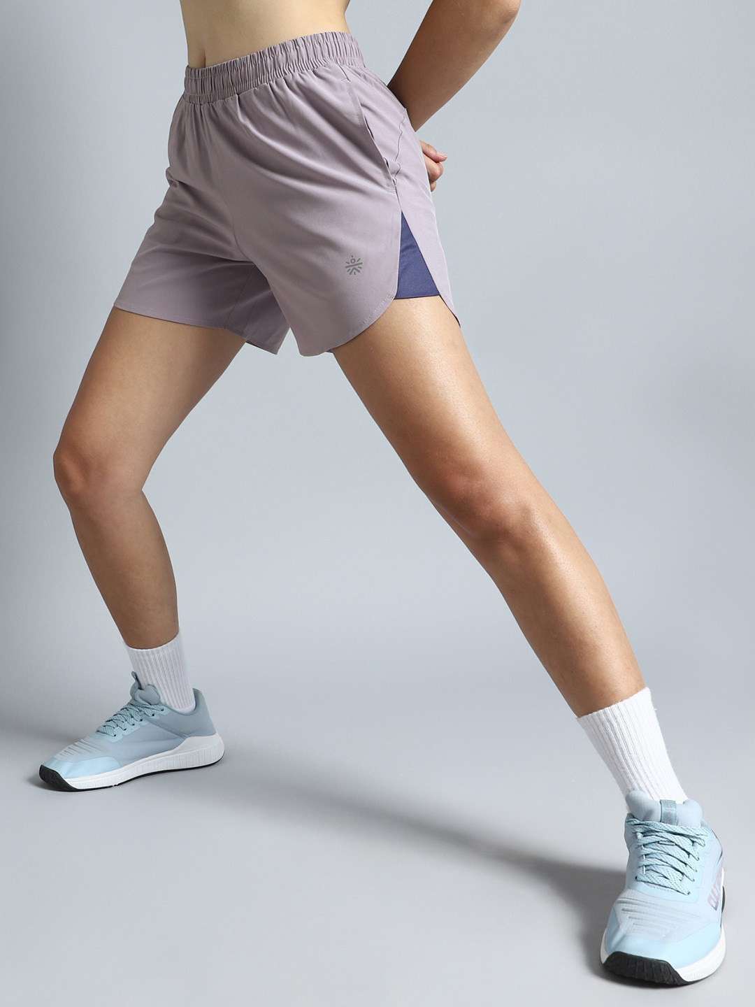 CULT Women Purple Run Forward Shorts