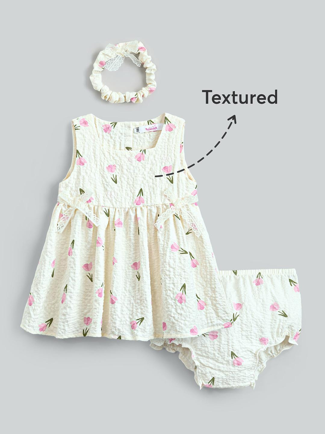 Tulip Textured Casual Dress