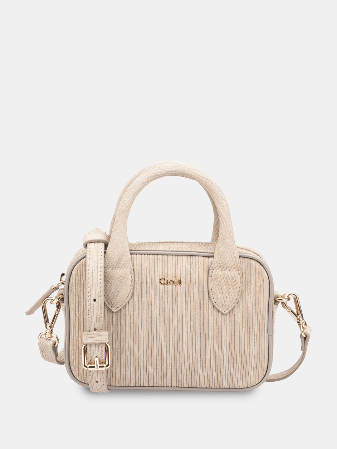 GIOIA Women Textured Estoril Detachable Sling Strap Casual Mini Bag