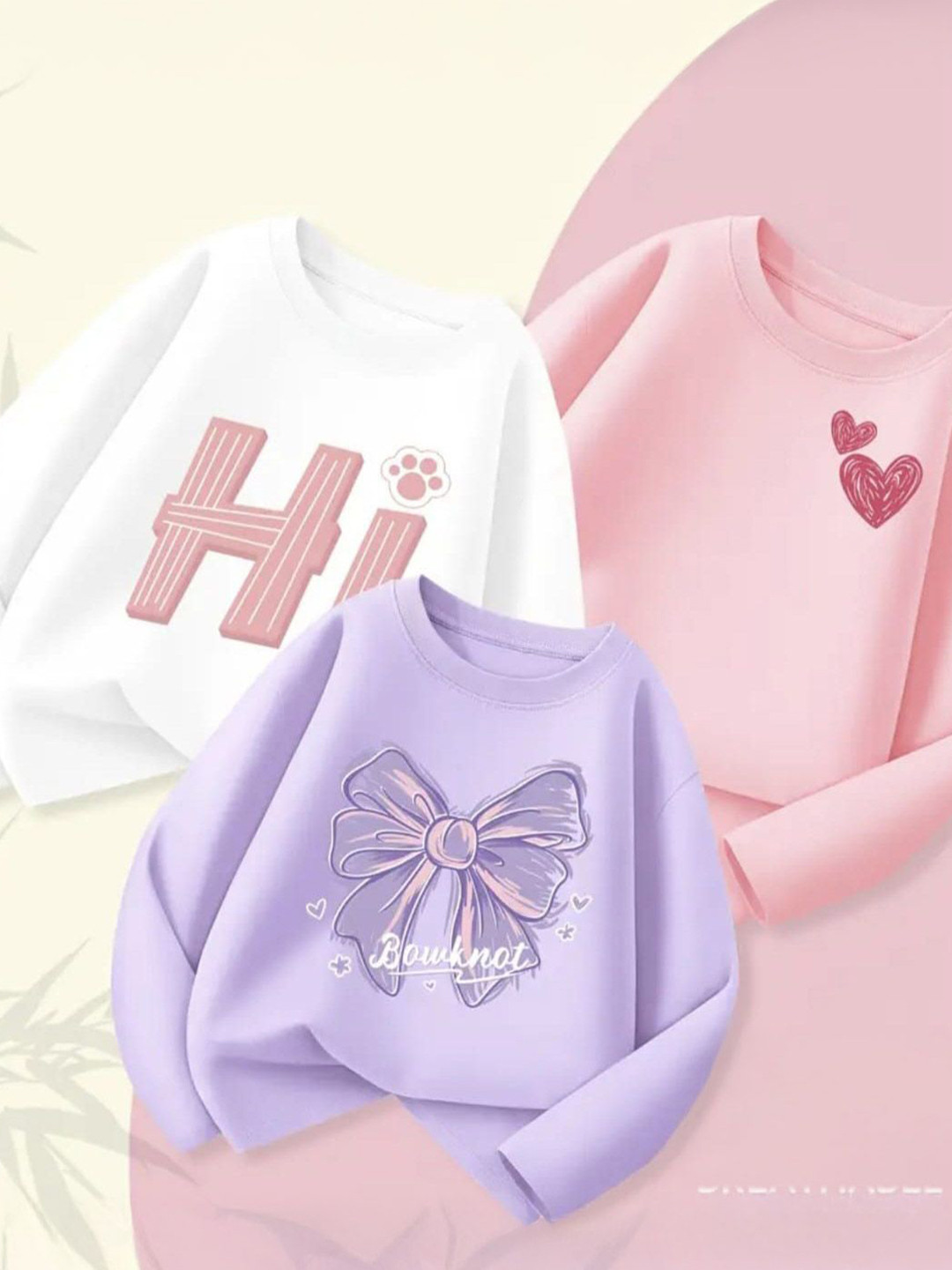 SHATOGUN Girls Cotton Tshirts