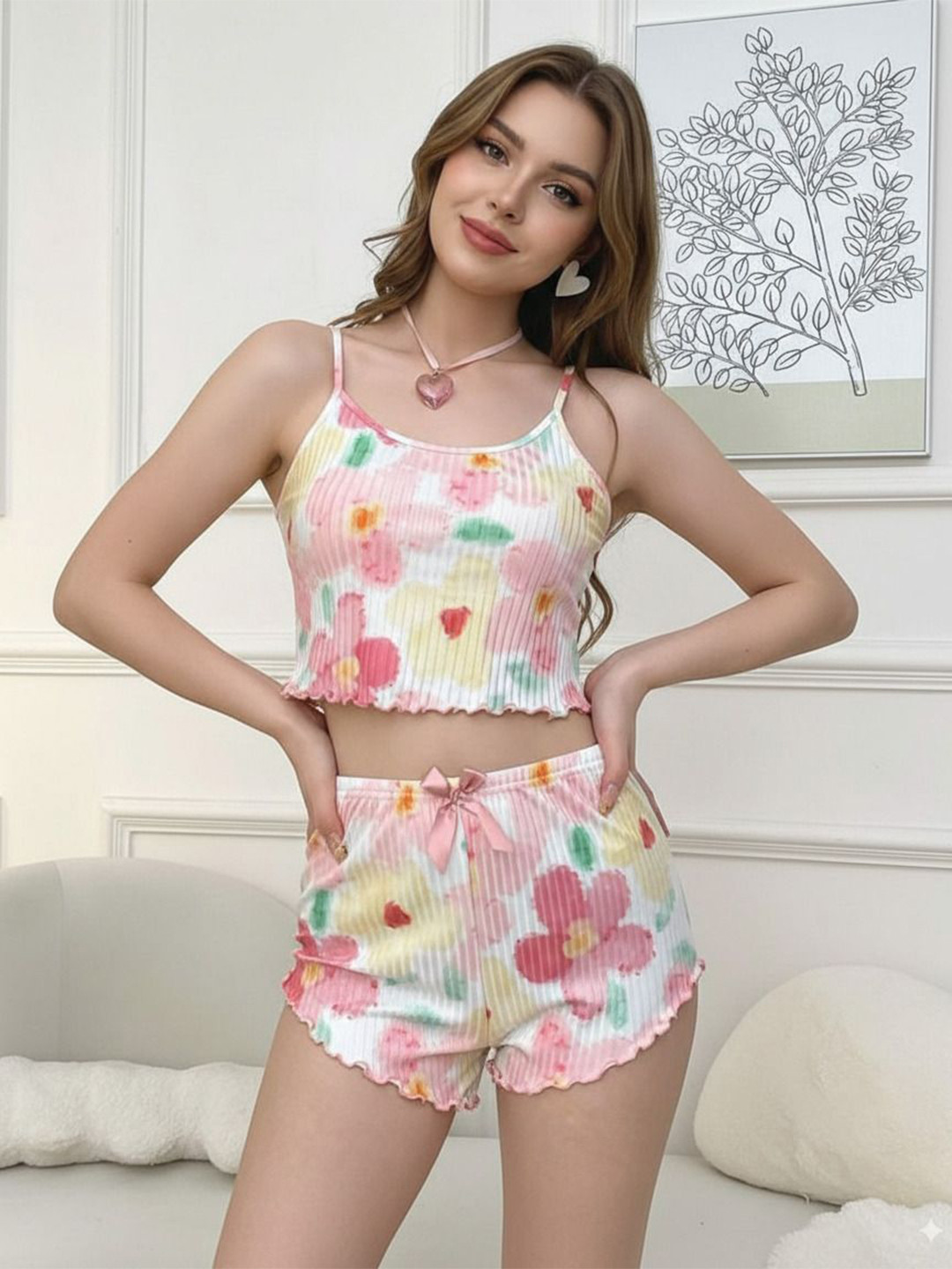 Avyanga Women Printed Night Suit
