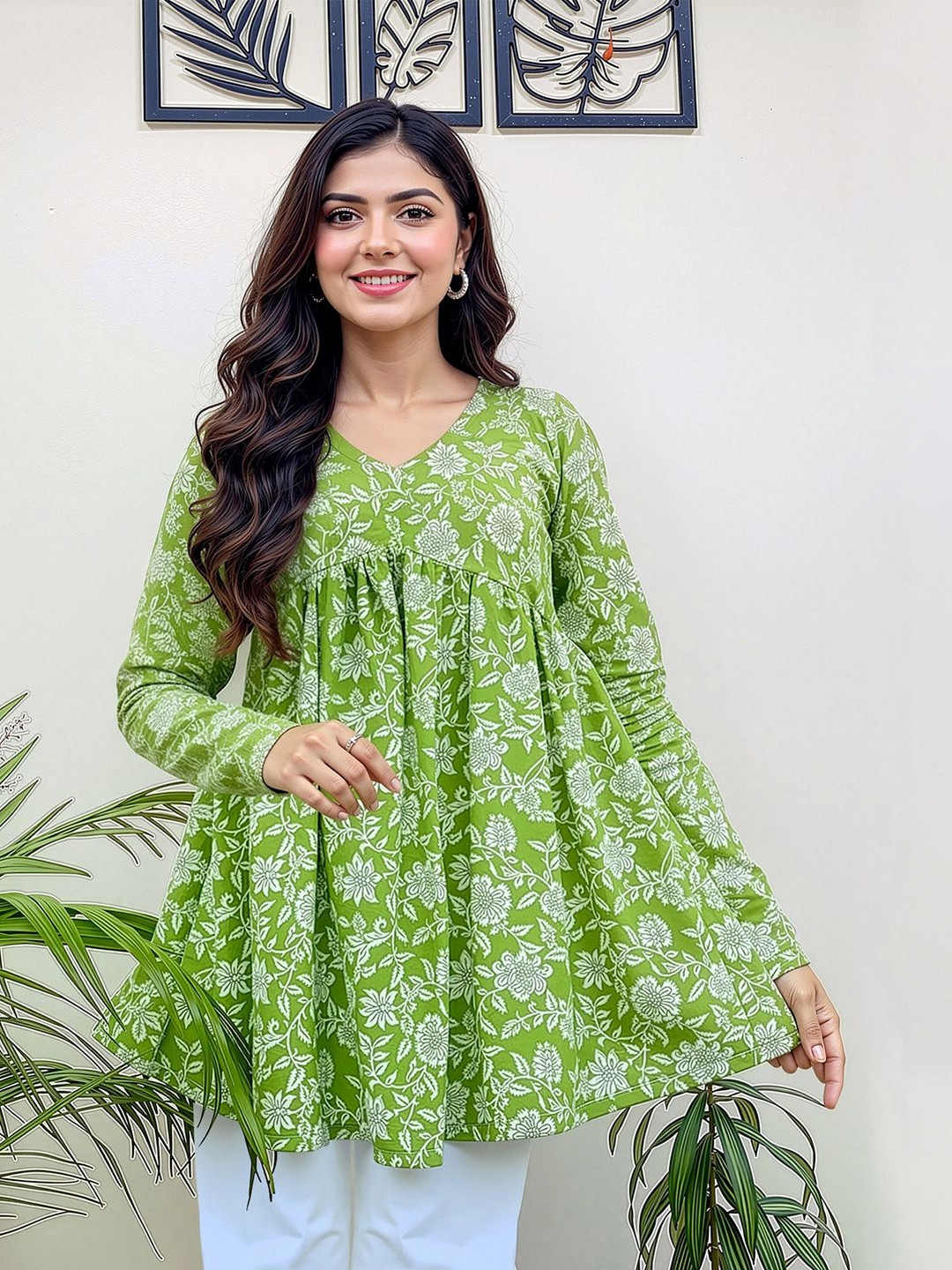 Maheshvi Floral Print Top