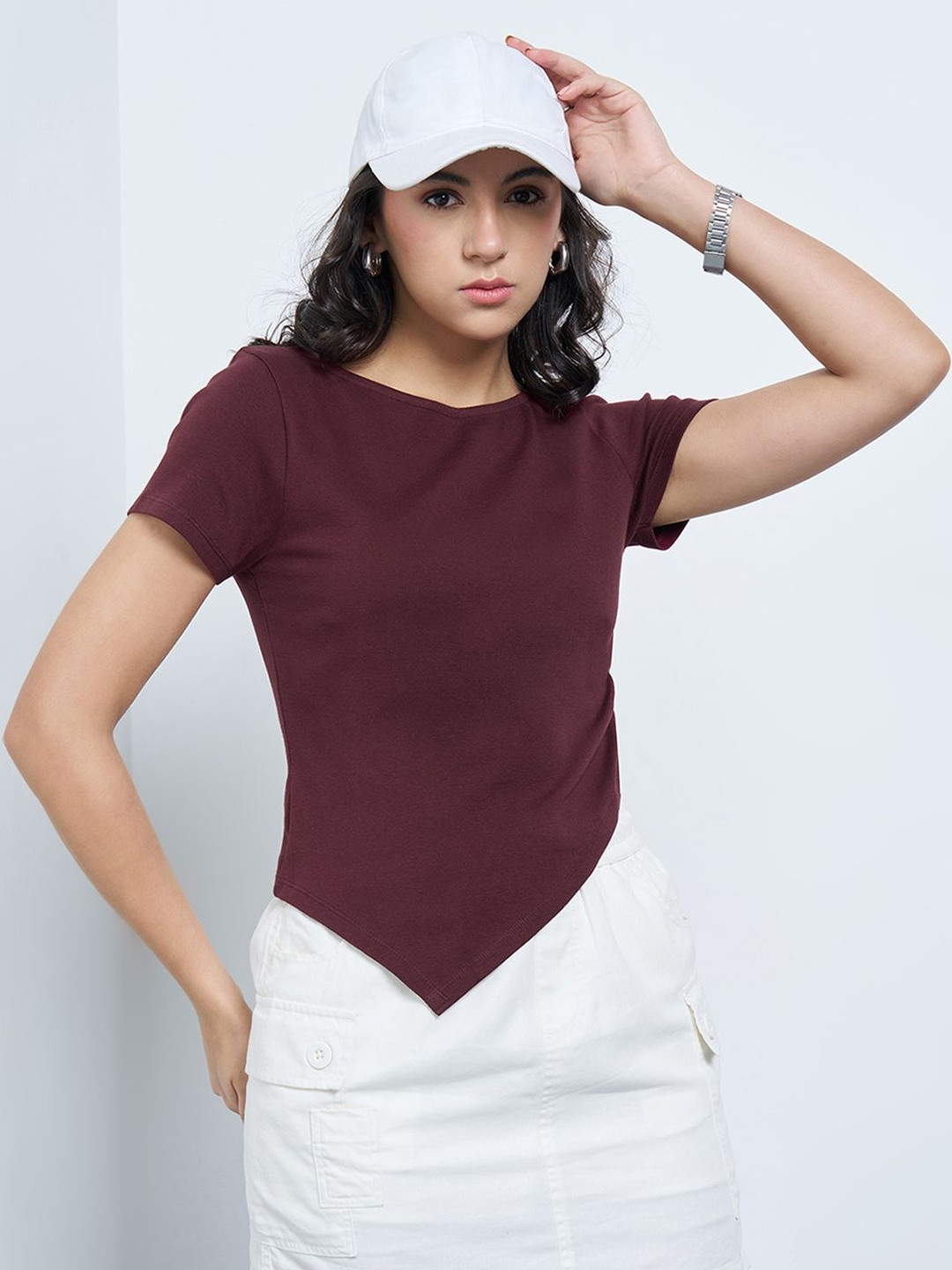 People Cotton Crop Top