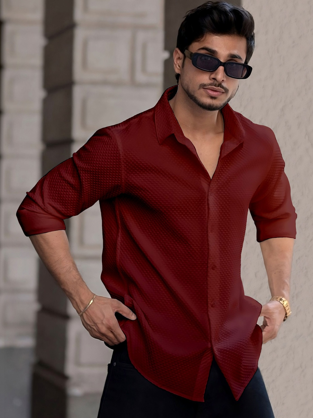 Color Bucket Men Casual Shirt