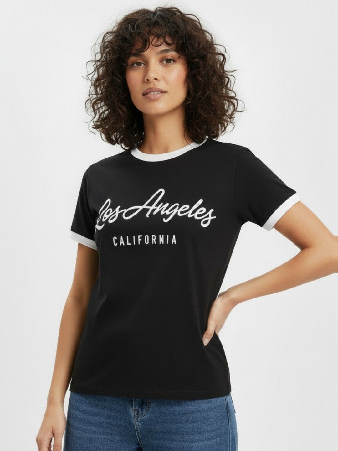 glitchez Women Typography Printed T-shirt