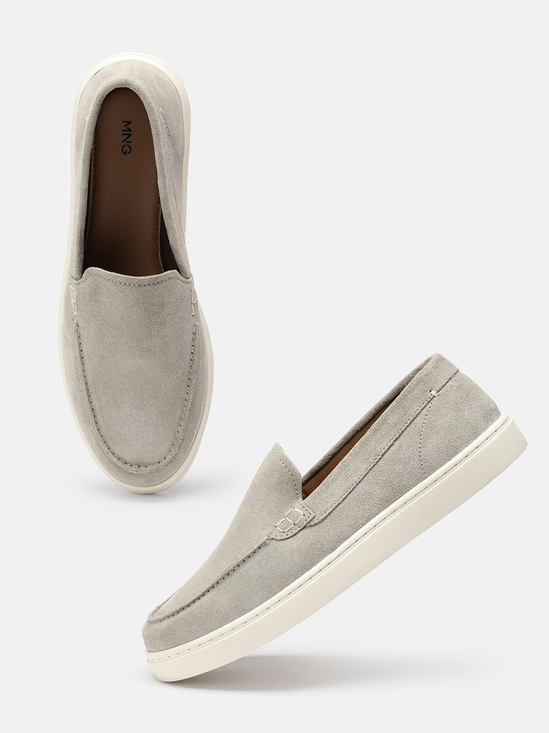 MANGO MAN Everyday Suede Loafers