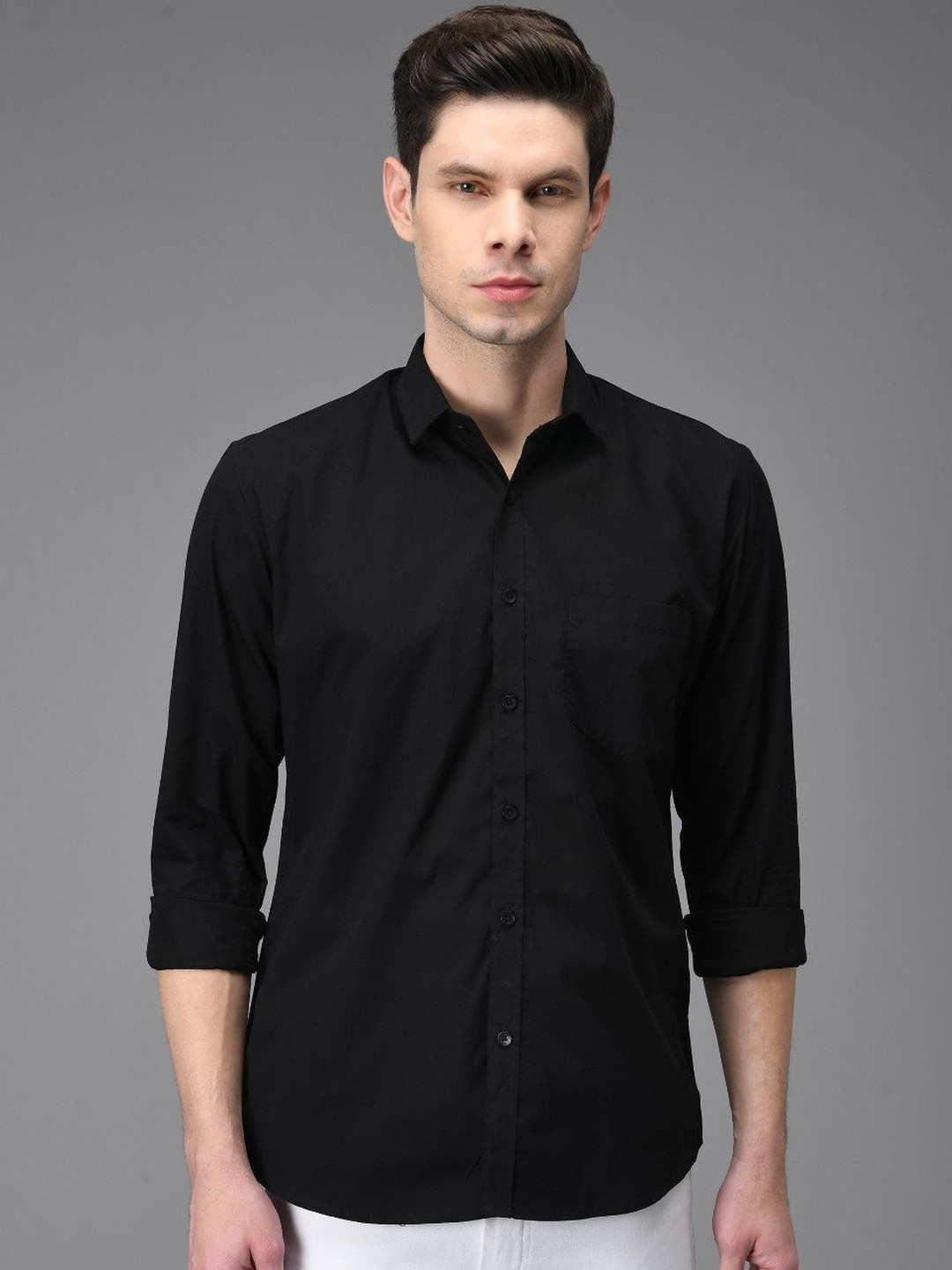 kibit Men Slim Fit Casual Shirt