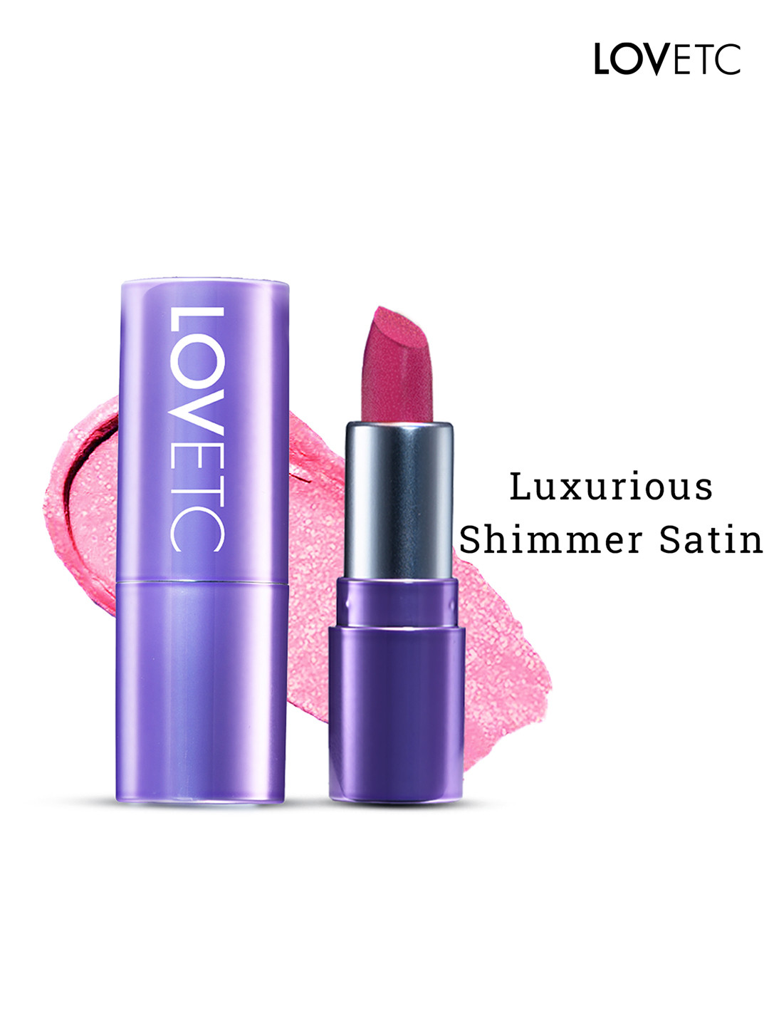LOVETC Pout Perfect Etc Luxe Shimmer Satin Mini Lipstick - First Kiss