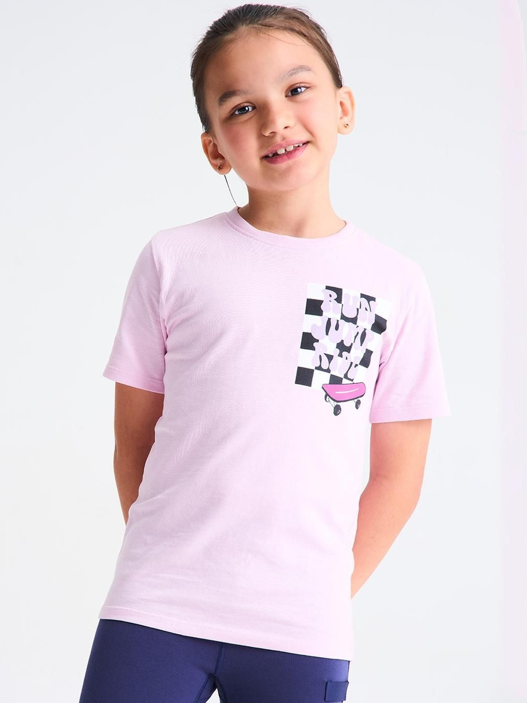 Dotokids Girls Cotton Tshirts