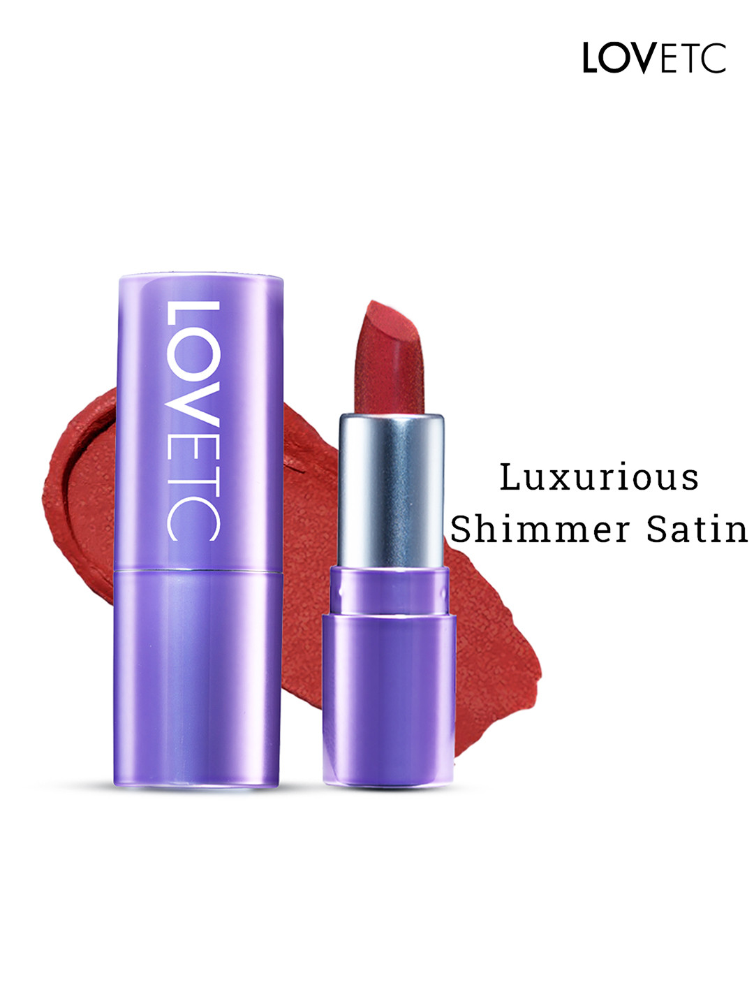 LOVETC Pout Perfect Etc Luxe Shimmer Satin Mini Lipstick - Red Wedding