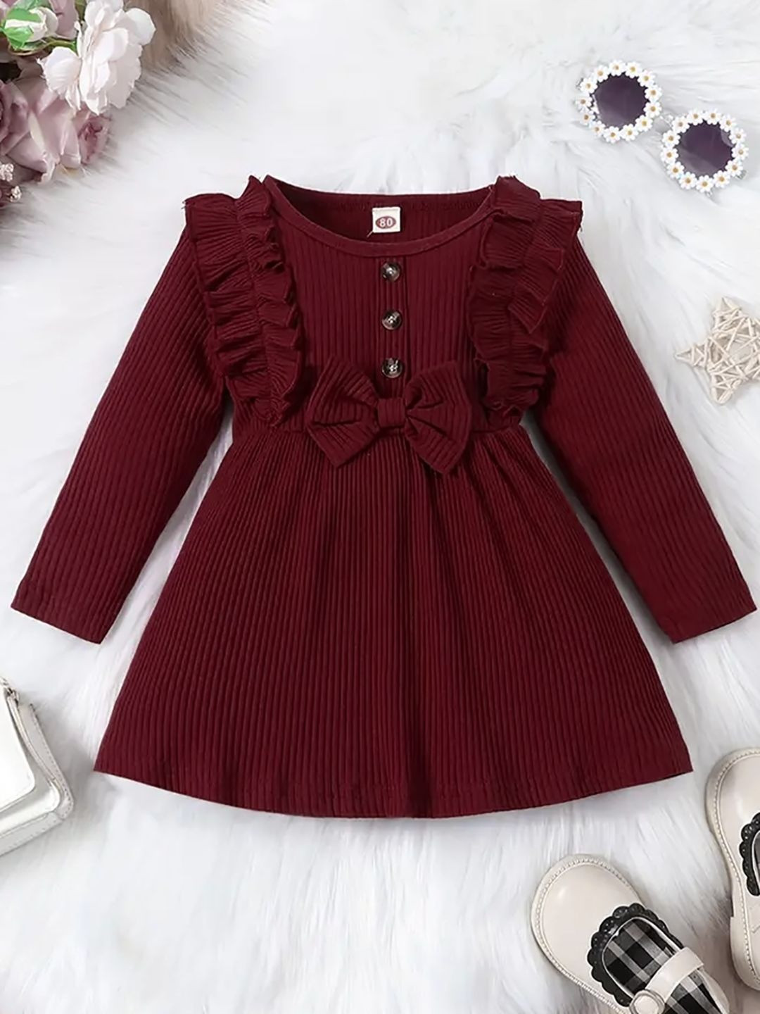 BAESD Print A-Line Dress