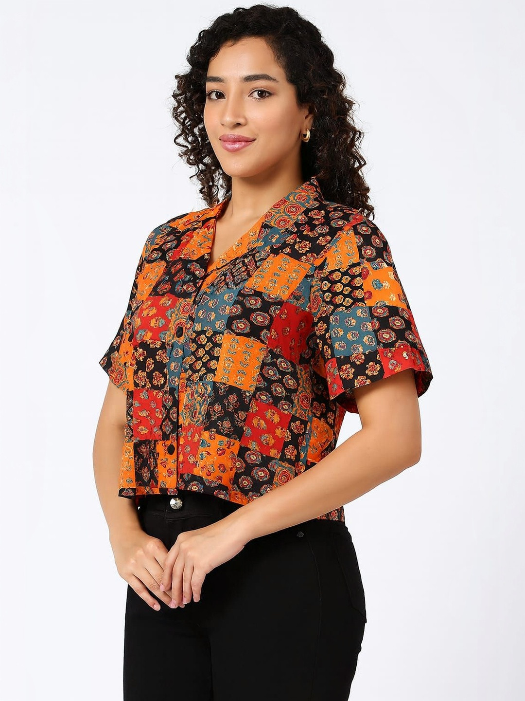 TRUSTROW Women Comfort Printed Casual Shirt