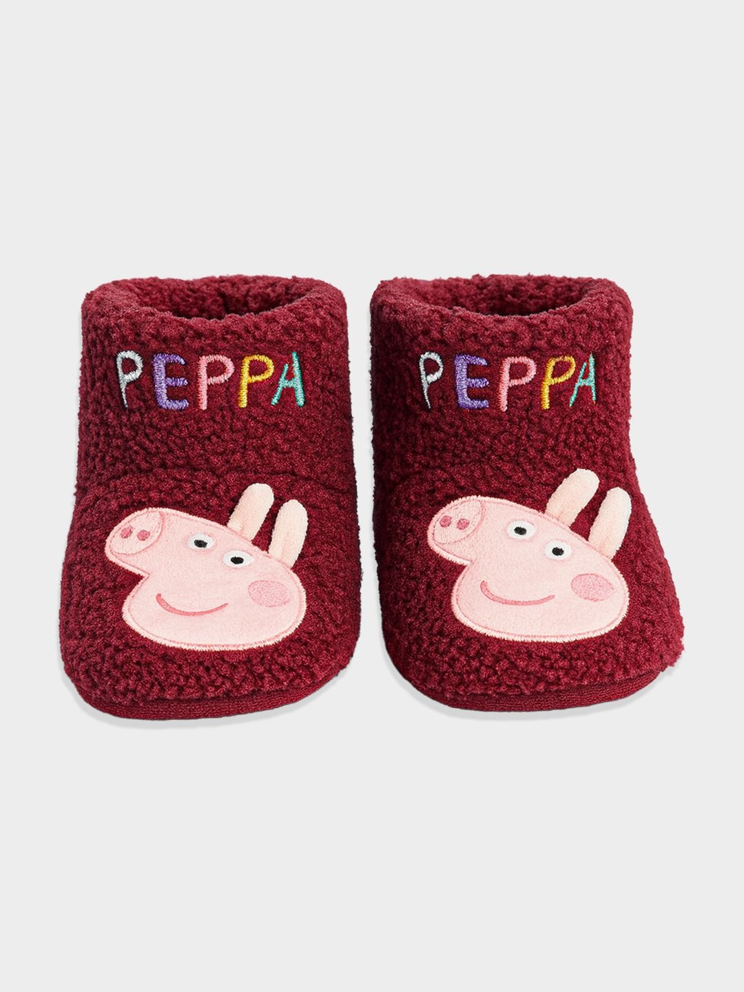 MiArcus Unisex Kids Wool Blend Peppa Pig Booties