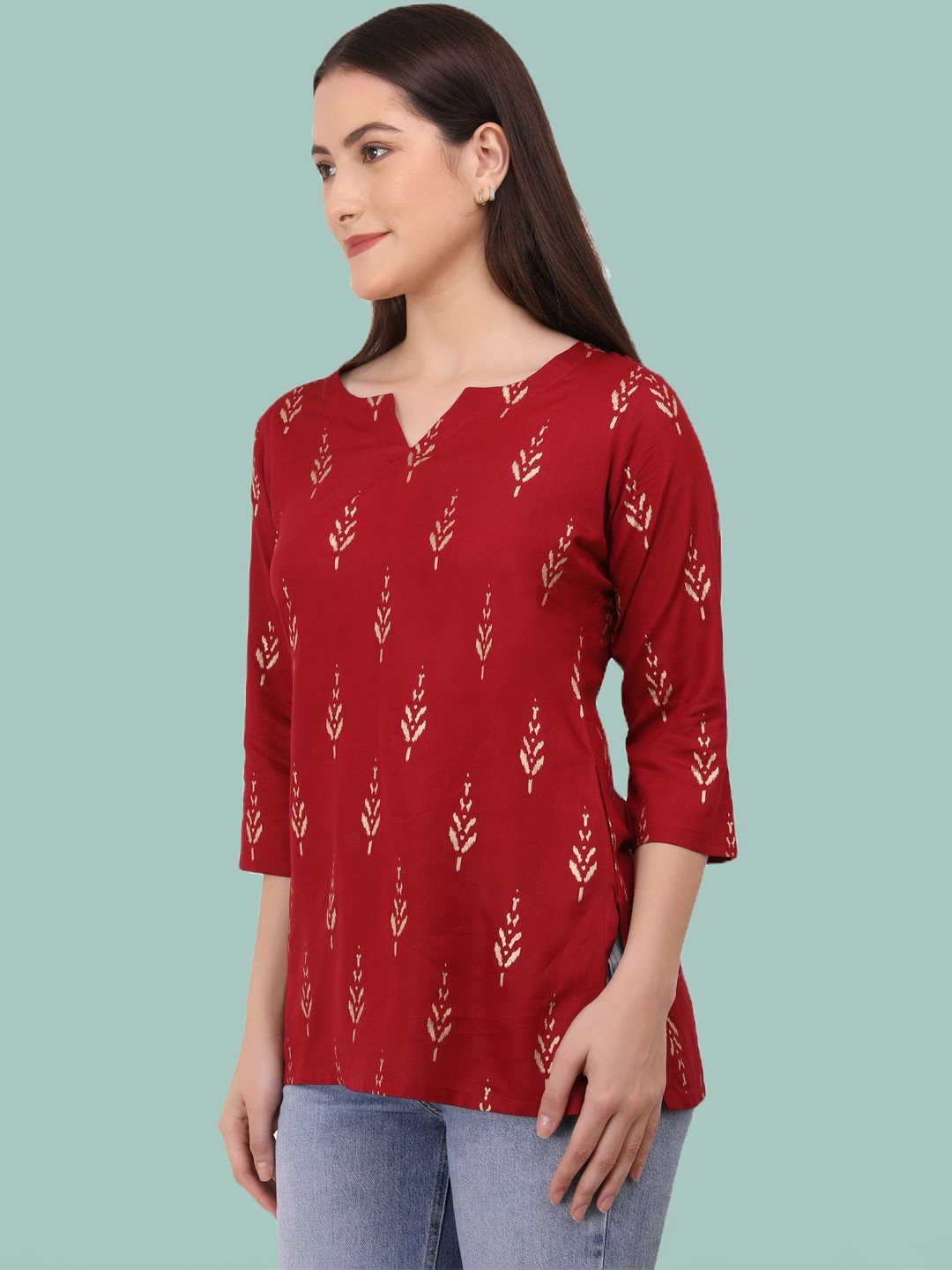 UNFAKENOW Ethnic Printed Kurtis