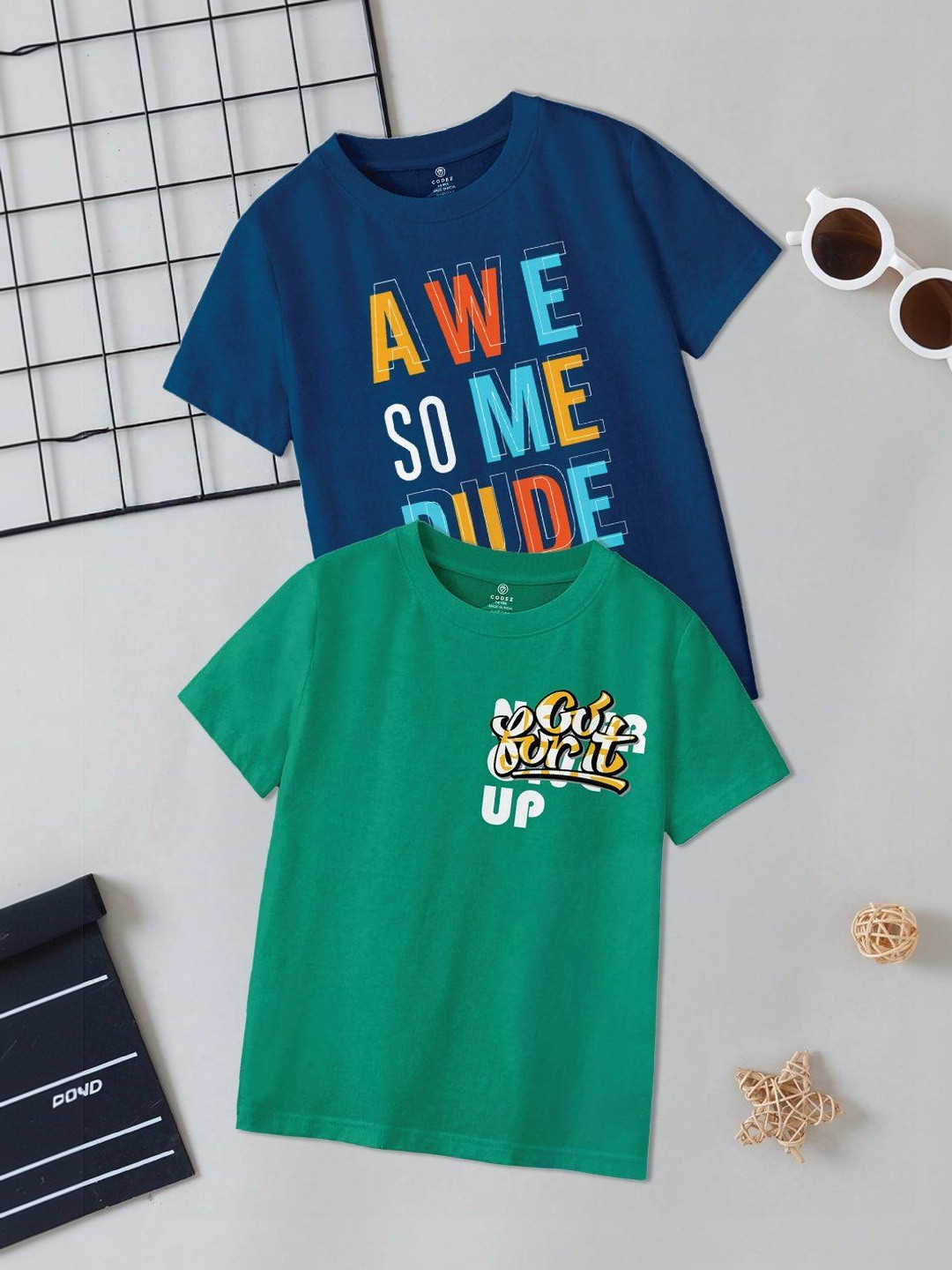 CODEZ Boys Cotton Tshirts