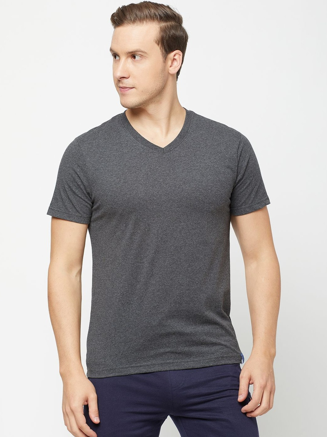 MACHO Cotton V-Neck T-shirt