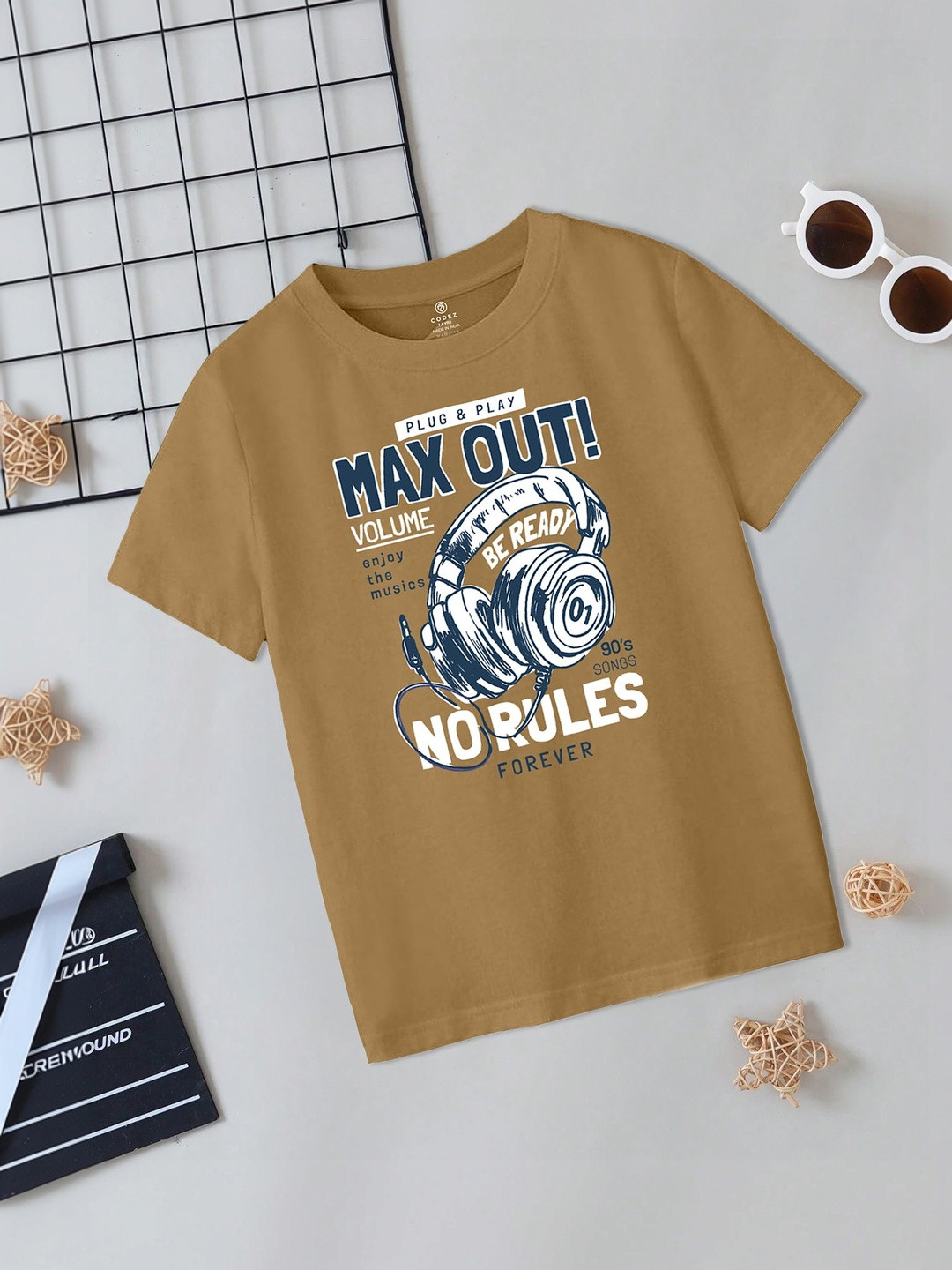 CODEZ Boys Cotton Tshirts